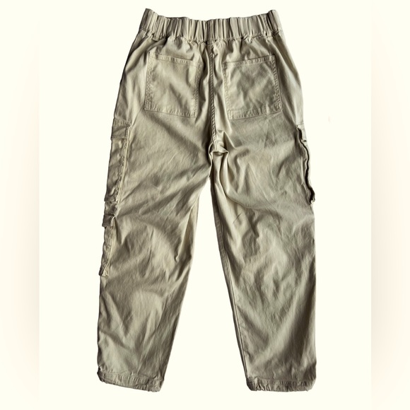 Oak + Fort Cotton Cargo Pants Cream Size Medium - Picture 3 of 10